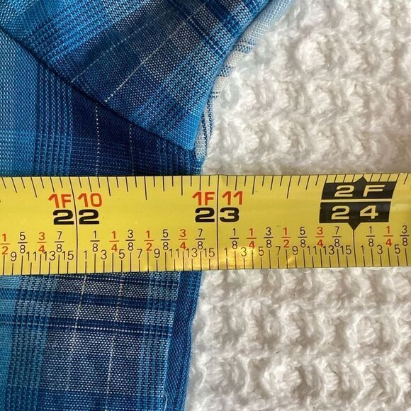 Men's Ely Cattleman Pearl Snap Western Button Front Plaid Shirt - Picture 5 of 6